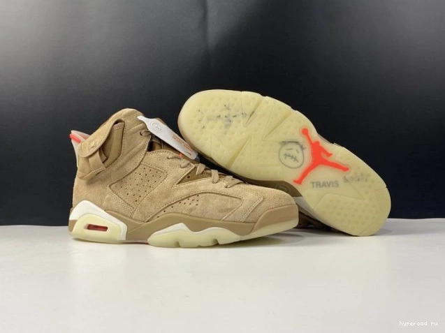 Air Jordan Retro Travis 6 DH0690-200 British Khaki Scott 1216